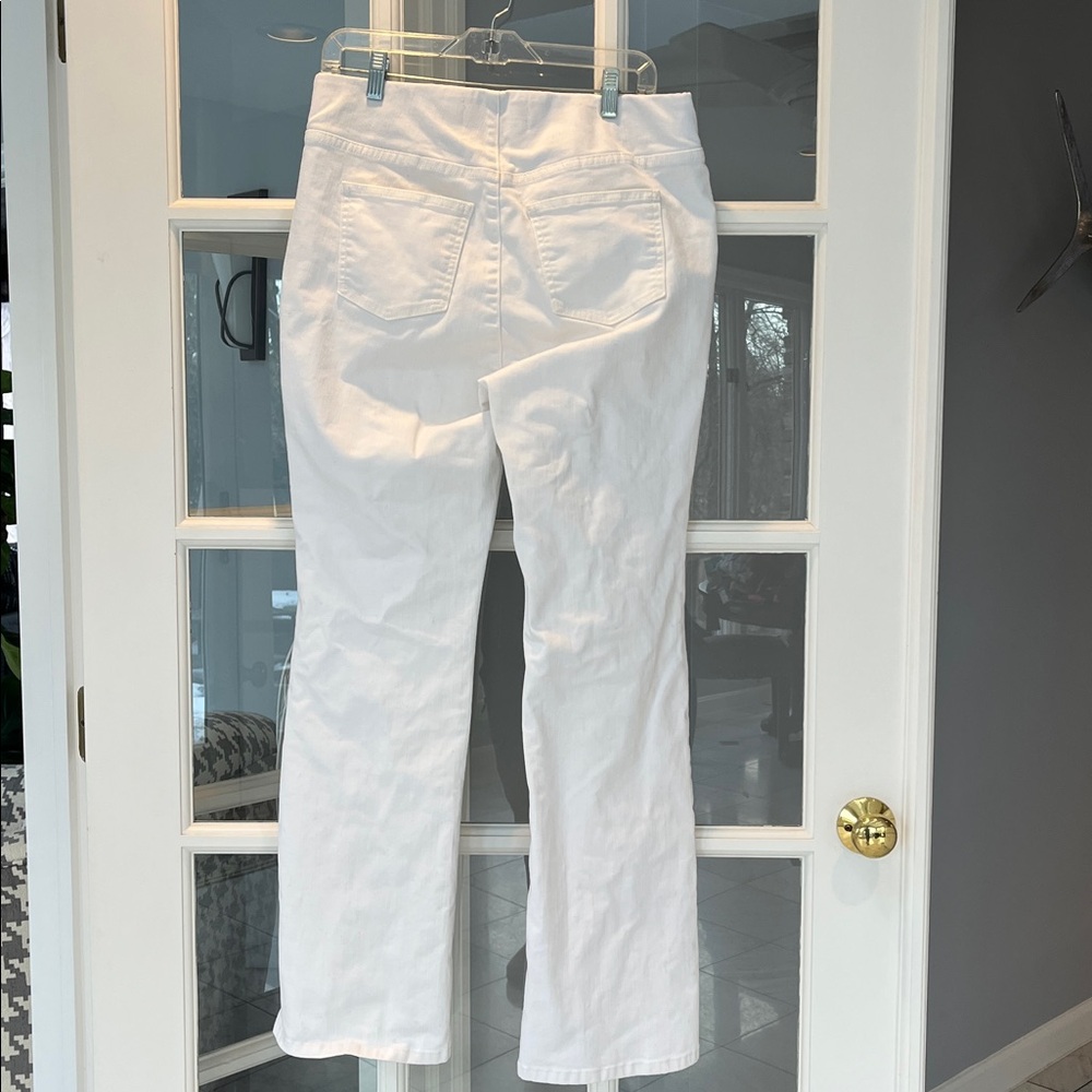 Soft Surroundings White High-Waisted Pants - Sz M - Picture 4 of 6